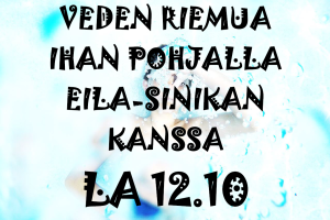 Lue lisää aiheesta Veden riemua ihan pohjalla Eila-Sinikan kanssa 12.10.